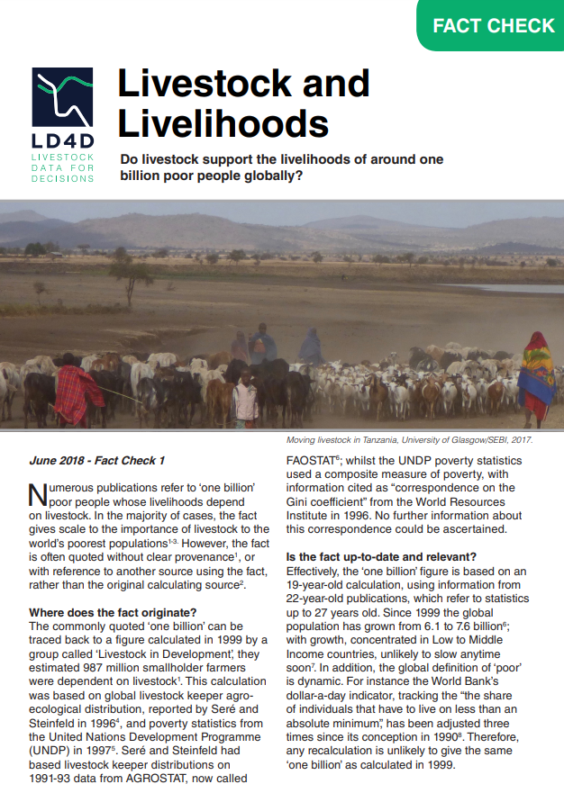 Livestock and Livelihoods