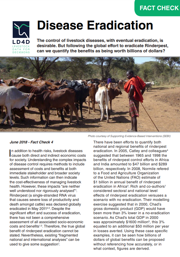Livestock Disease Eradication