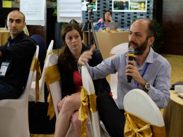 Delegates asking questions