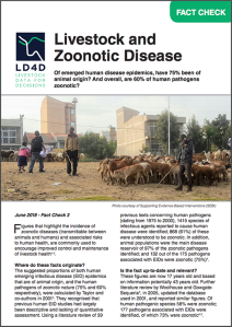 Livestock and Zoonotic Diseases Fact Sheet